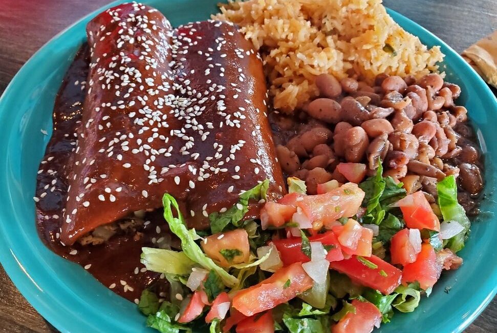 Enchilada’s Ole – mole enchiladas