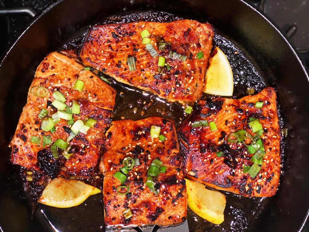 Honey Garlic Salmon – FS recipe