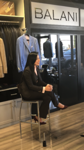 Corrie Domingo of Balani Custom Clothiers