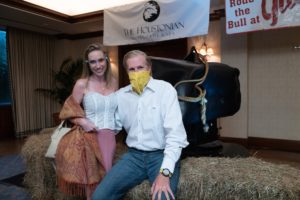 The Houstonian Urban Cowboy night. Marina Erbstoesser & Brad Sears (Photo by Daniel Ortiz)