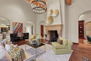 Lexington – living room open to office