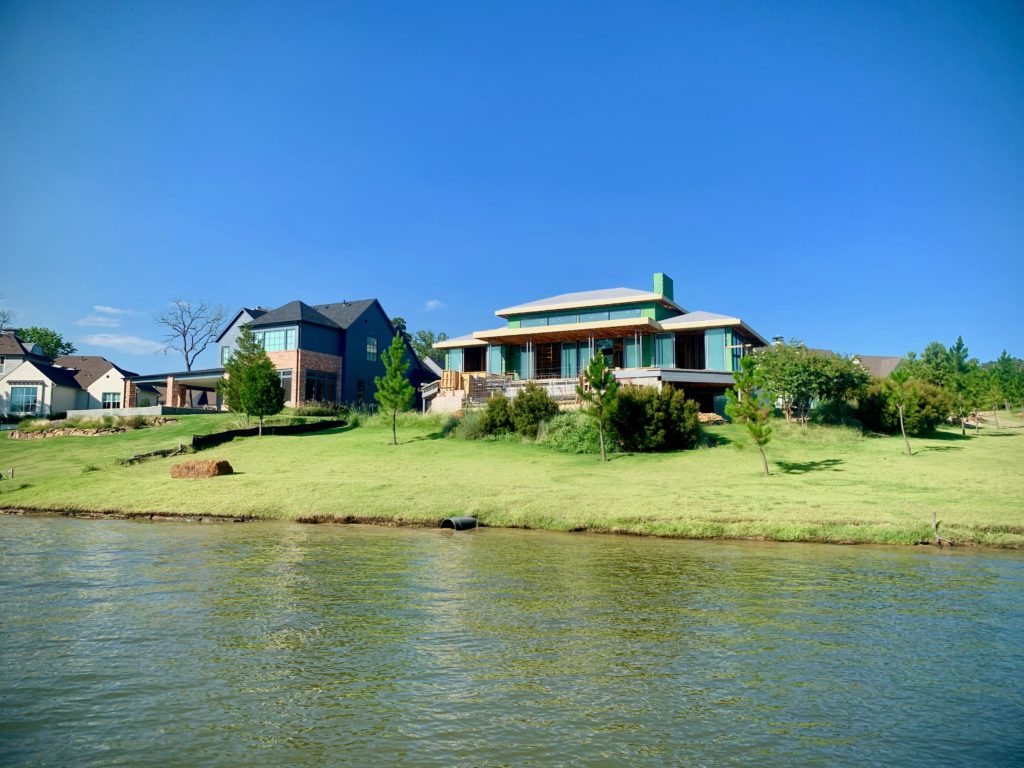A view of Long Cove from Cedar Creek Lake.