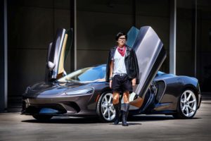 The McLaren – formula for a good time. (Portrait by Steve Wrubel)