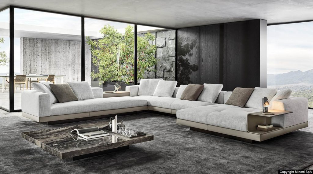 Reminiscent of the Mid-Century American spirit, Connery seating system has an architectural appeal.