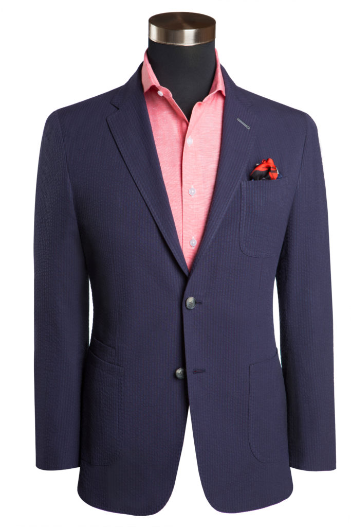 Navy Seersucker Blazer from Balani Custom Clothiers (Courtesy photo)