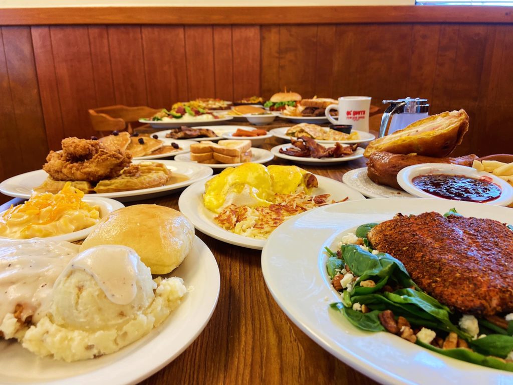 Ol’ South Pancake House spread