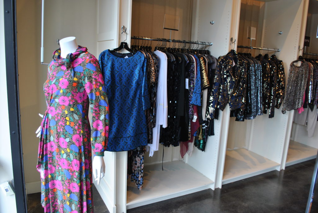 Tootsies fashions on display at the pop-up shop at the Centre at River Oaks (Courtesy photo)