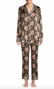 Oscar de la renta pajamas in silk, made in Italy, on sale at Saks for $479, from $1,100