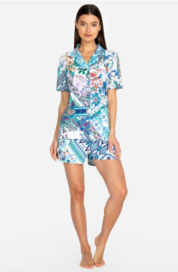 Johnny Was Mode Mix Short Sleep, $150, 50/50 pima cotton, modal