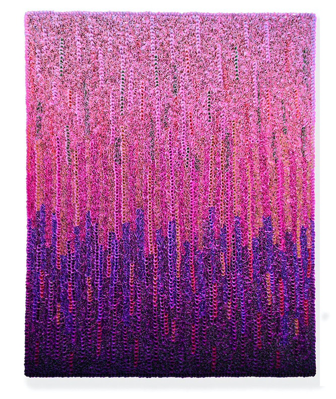 Zhuang Hong Yi's "b20-c068," 2020, a mixed media on rice paper, among the artists in Laura Rathe Fine Art's stable highlighted in the gallery's second Houston location at luxury Mecca, River Oaks District. (Photo courtesy the artist and Laura Rathe Fine Art)