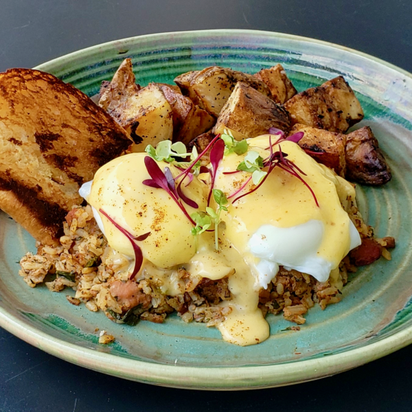 Smoked Boudin Benedict