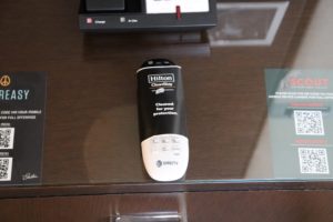 Statler – all high touch items are thoroughly wiped