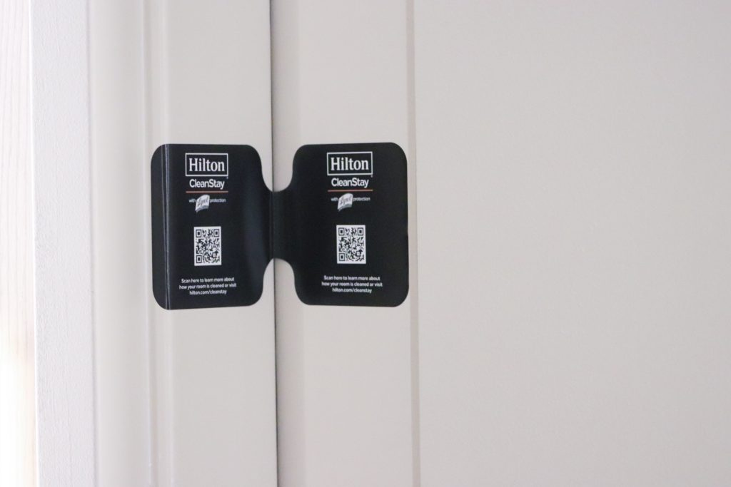 Guest rooms and meeting rooms are sealed for added peace of mind.