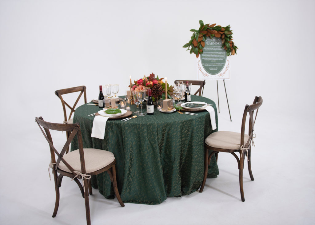 An upscale southern comfort-themed tablescape. (courtesy)