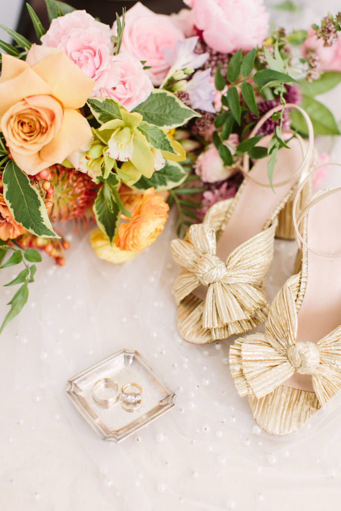 Details of the day with blossoms by Flower Power Productions. (Photo by Mustard Seed Photography)