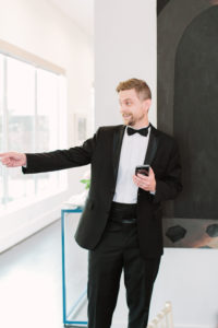 Zack Burns delivered the best man speech. (Photo by Mustard Seed Photography)