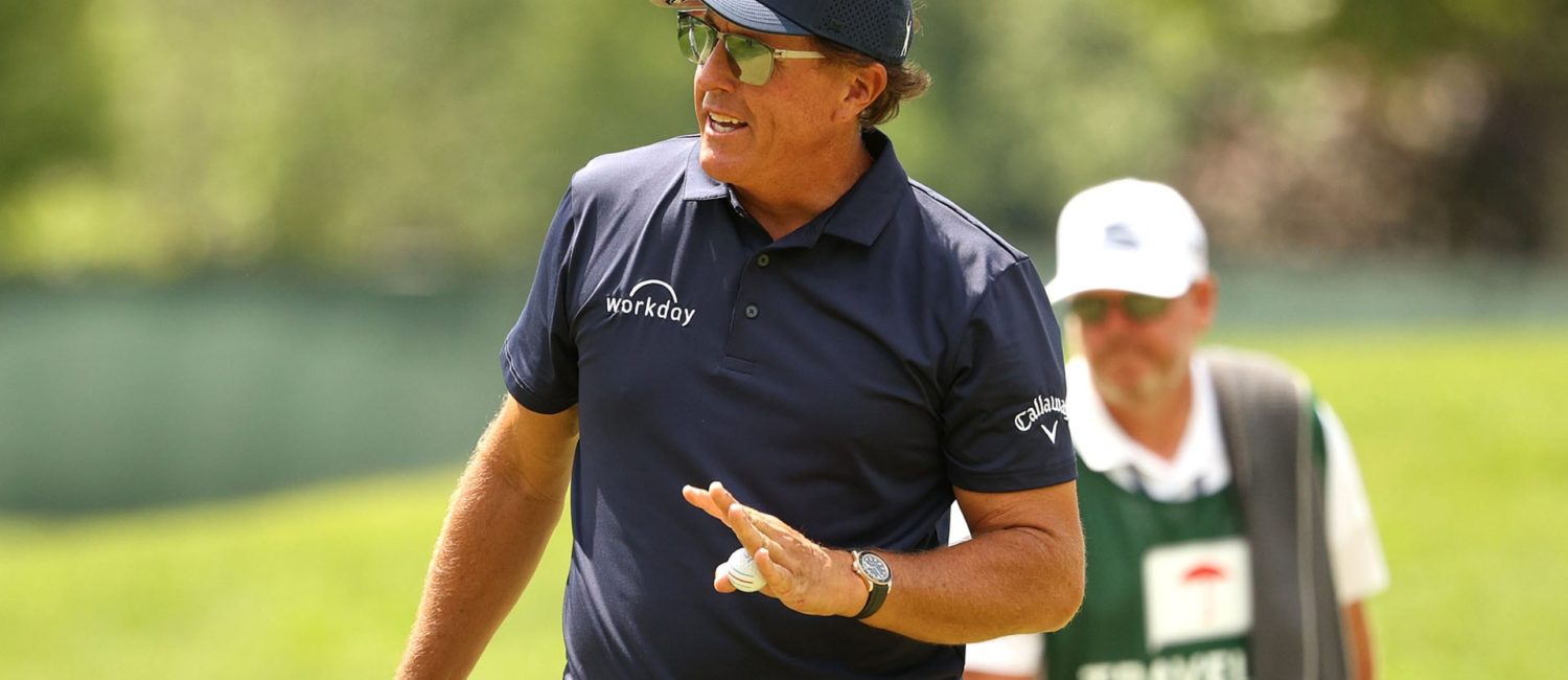 Phil Mickelson sunglasses TV