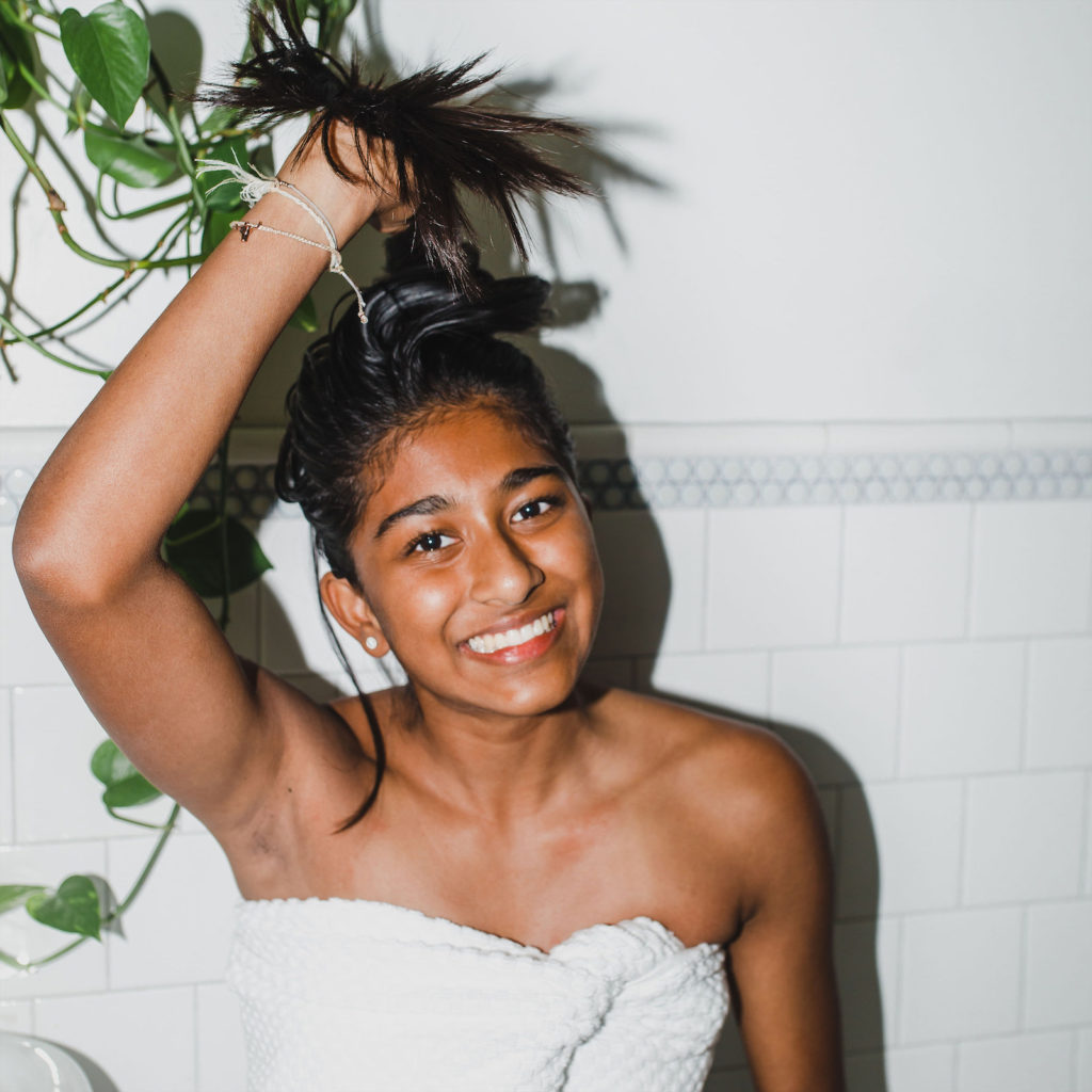 Ayurvedic ingredients for the brand's prewash are sourced from India and small sustainable farm communities.