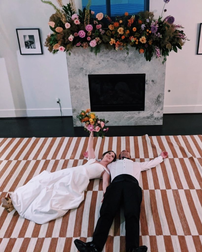 Officially wed! (Photo by Mustard Seed Photography)