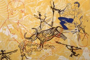 Al Souza’s “Doubting Thomas,” 1989, at Moody Gallery