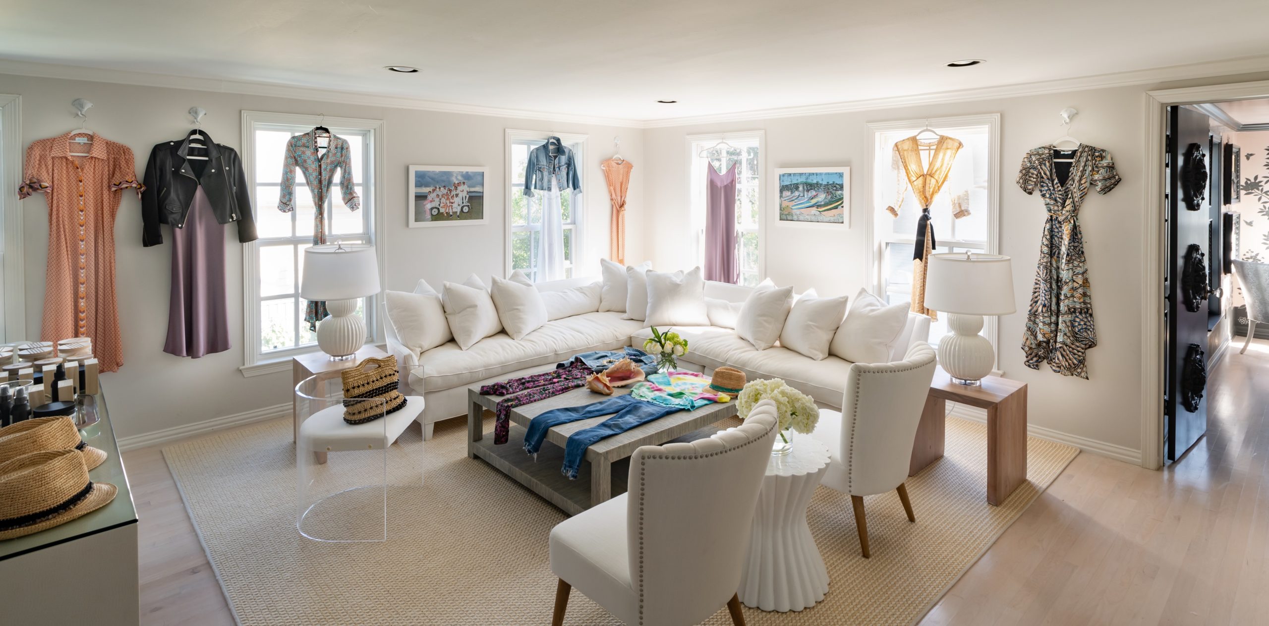 Jane and Coco offers an exclusive selection of glamorous resort wear and accessories from designers across the globe. Taj by Sabrina Crippa, Sunday St Tropez, Lolita Jaca, Charo Ruiz, Rococo Sand, KUJTEN, Pirette, Rosewater House, Caterina Bertini and Wallaroo. (Photo by Manny Rodriguez)