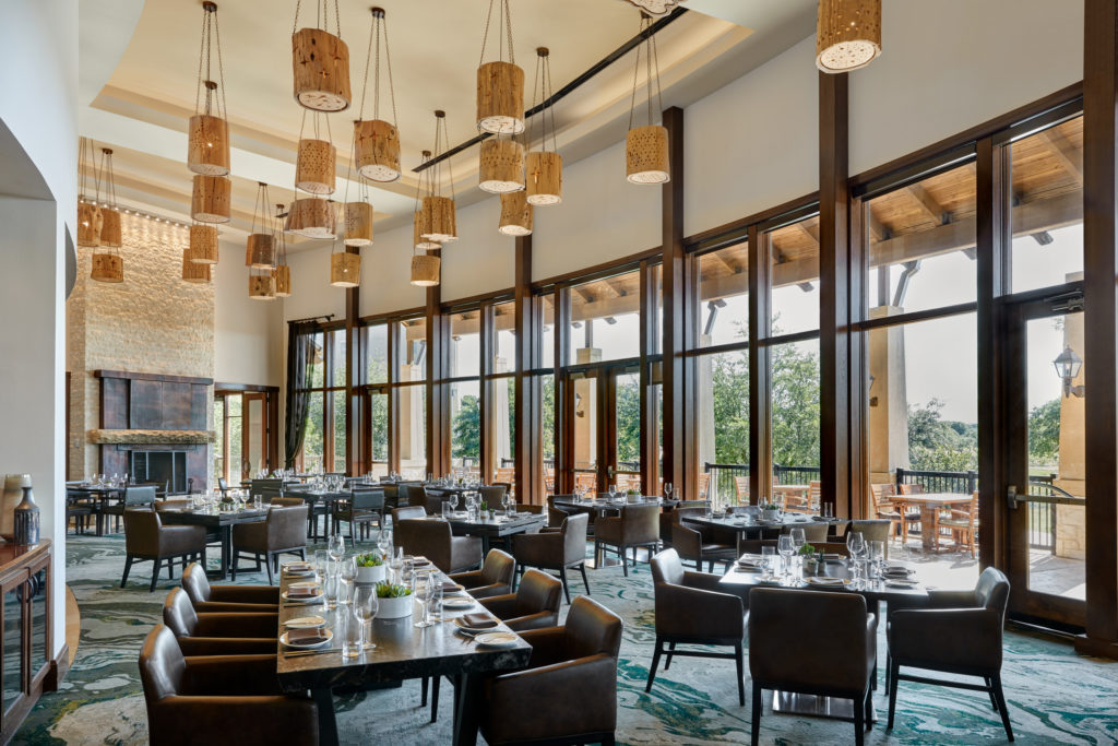 Have a fine dining experience at 18 Oaks, which overlooks the golf course, on Wednesday through Saturday evenings.