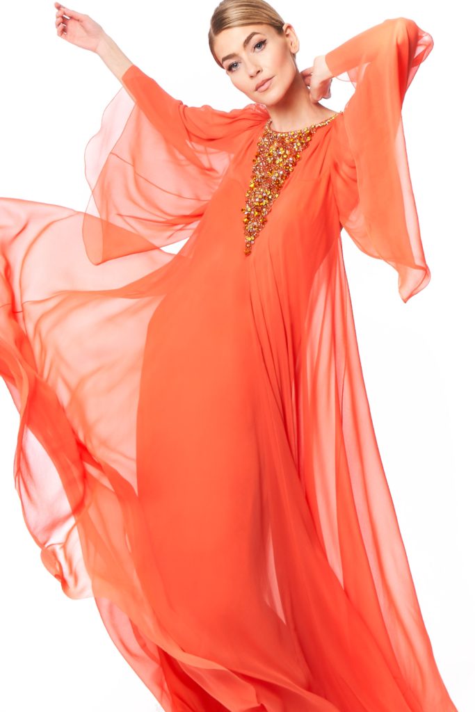 Jenny Packham "Orange Queen" gown. (Photo courtesy of Jenny Packham)