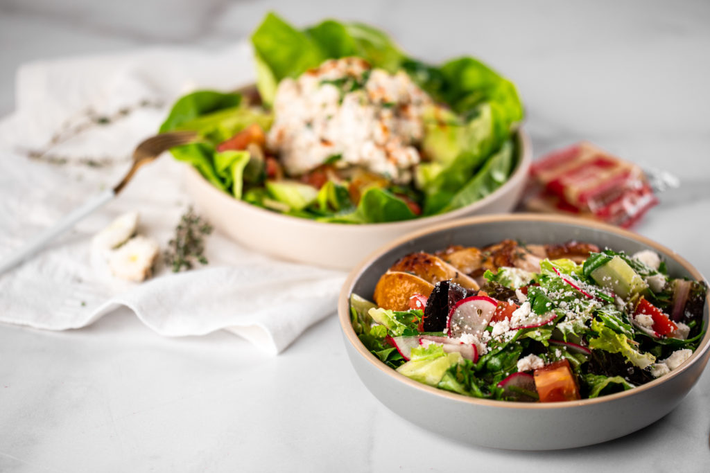 Salads and sandwiches will be available for lunch. (Photo by Kathy Tran)