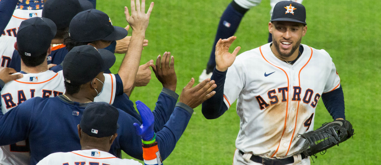 George Springer Astros Dusty Baker