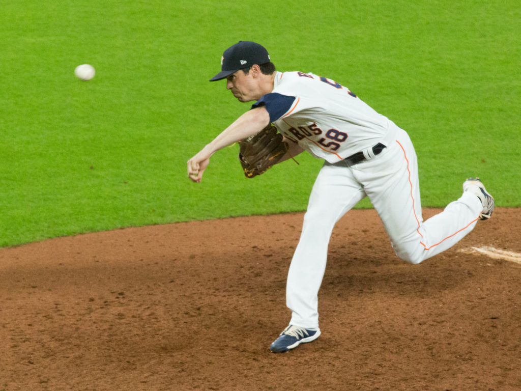 The Houston Astros and Texas Rangers played the third game of their series in the final homestand in Minute Maid Park, September 17, 2020.