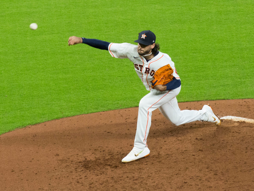 Astros pitcher Lance McCullers Jr. always competes. (Photo by F. Carter Smith)