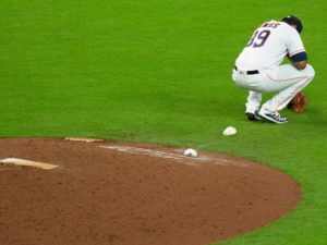The Houston Astros and Texas Rangers played the second game of their series in the final homestand in Minute Maid Park
