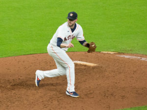 The Houston Astros and Texas Rangers played the second game of their series in the final homestand in Minute Maid Park