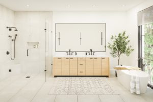 City Home – spacious spa bath