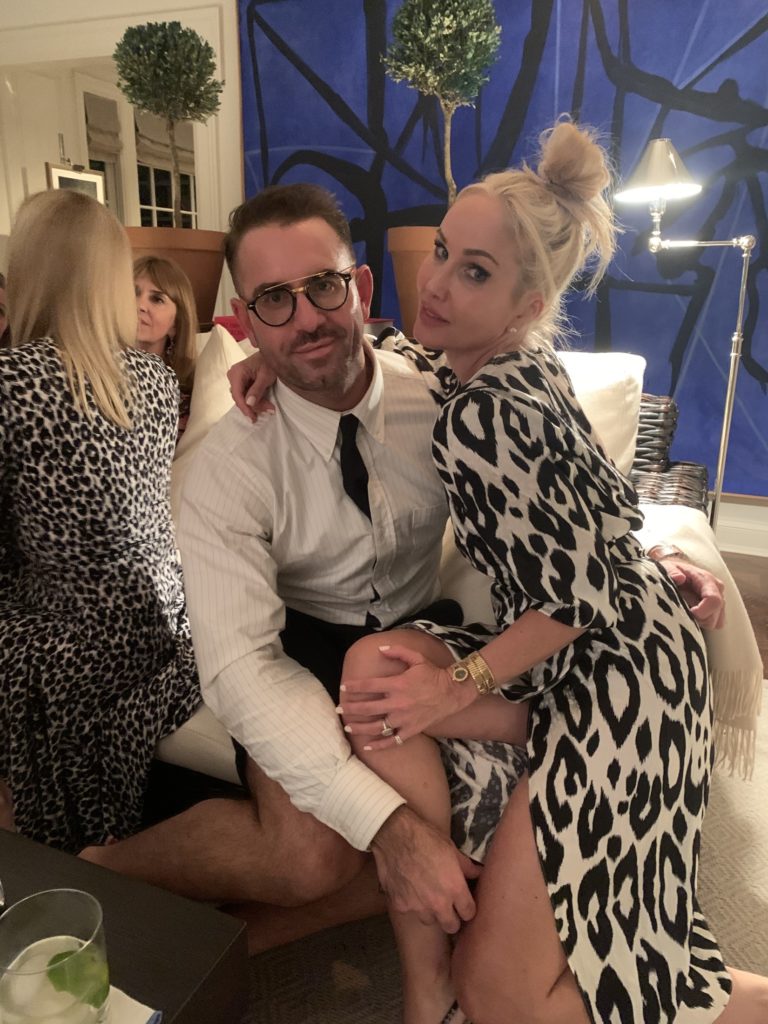 Some later night fun at Brooke Davenport's home. Doniphan Moore and Miss Davenport. (photo Billy Fong) (Photo by Bruno, Snap the Picture)