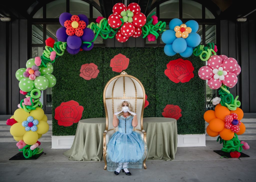 Alice in the Wonderland tea party setting (Photo by  Brandy Stoesz Photography)