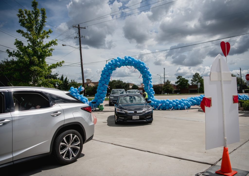 Balloon arches welcome participants to Texas Children's Hospital Family Fun Day.  (Photo by  Brandy Stoesz Photography)