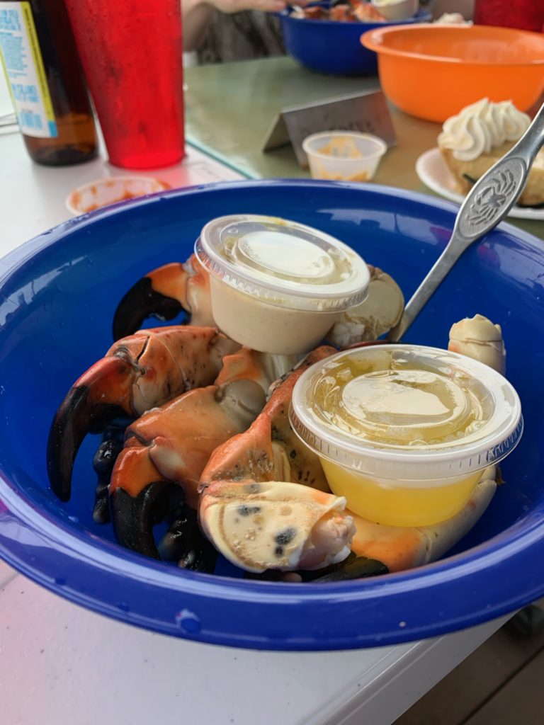 What the restaurants on the water in Everglades City lack in ambiance, they make up for in crappy goodness. (Photo by Tarra Gaines)