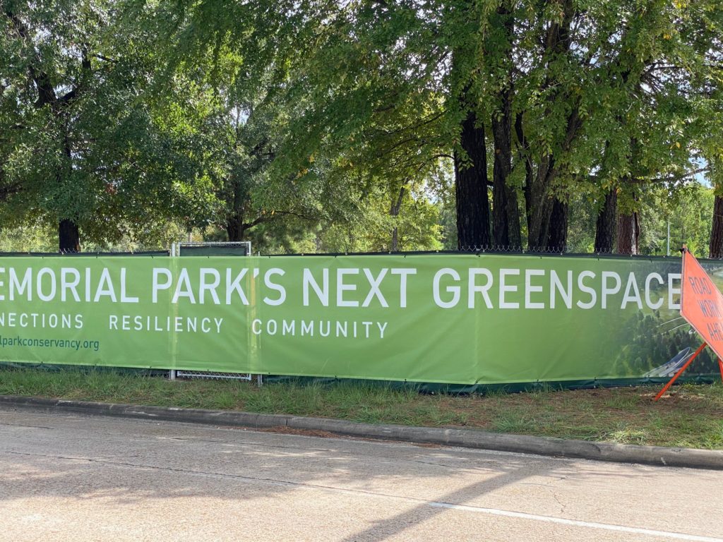 Memorial Park Conservancy heralds the transformation of tree shaded spaces to a coastal prairie. (Photo by Shelby Hodge)