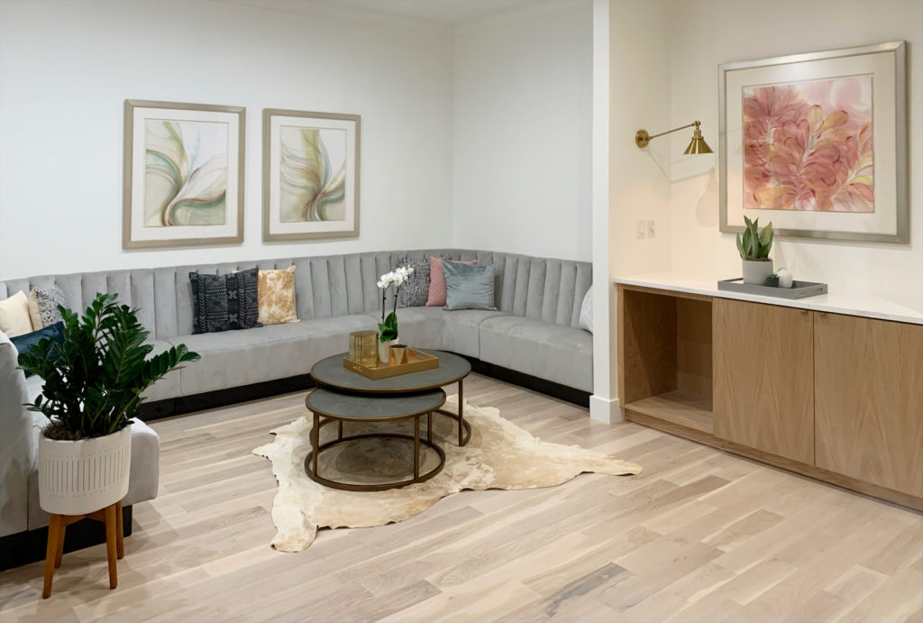 An expanded relaxation room.