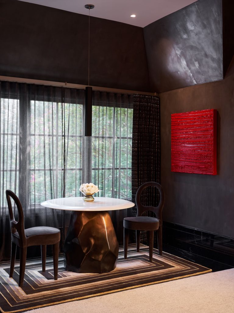 Upstairs living room designed by Ten Plus Three. (Photo by Stephen Karlisch)