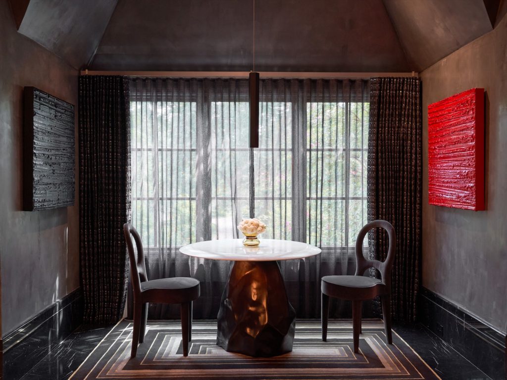 Upstairs living room designed by Ten Plus Three. (Photo by Stephen Karlisch)