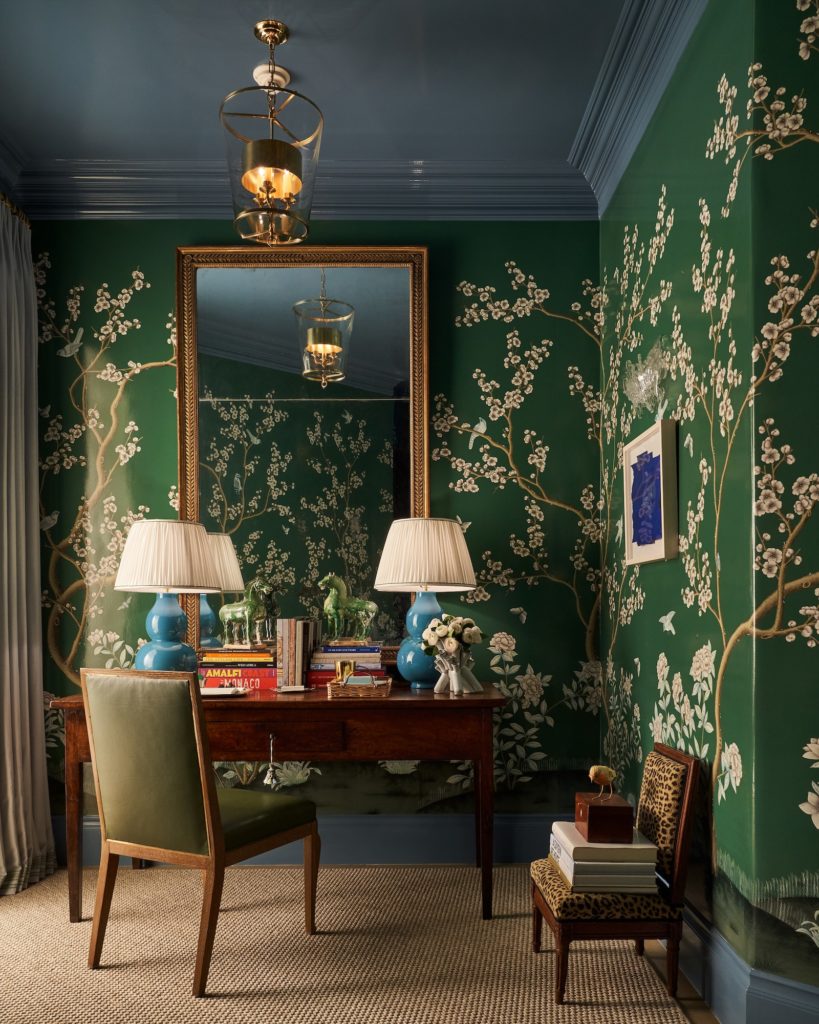 Back staircase designed by M Interiors.  (Photo by Stephen Karlisch)