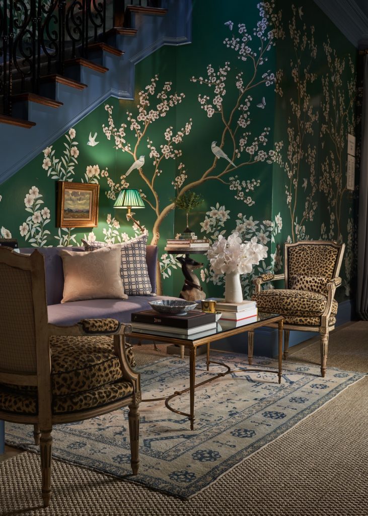 Back staircase designed by M Interiors. (Photo by Stephen Karlisch)