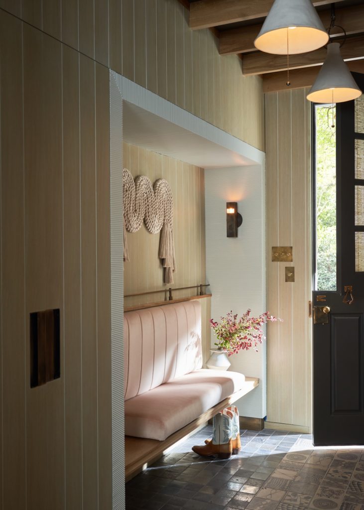 Mudroom designed by Erin Sander Design. (Photo by Stephen Karlisch)