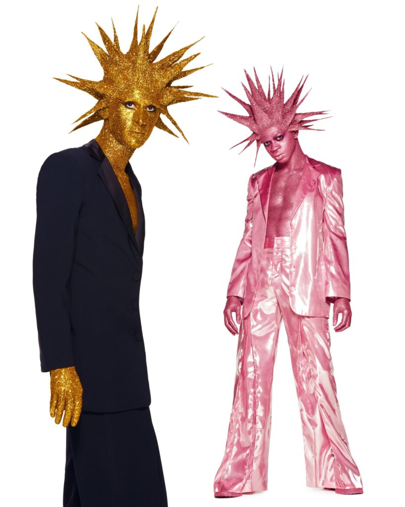 Lil Nas X and designer Christian Cowan collaborated in a video showcasing Cowan's collection at New York Fashion Week. (Photo courtesy of Christian Cowan)