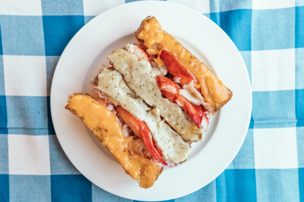 East Hampton Sandwich Company's lobster grilled cheese