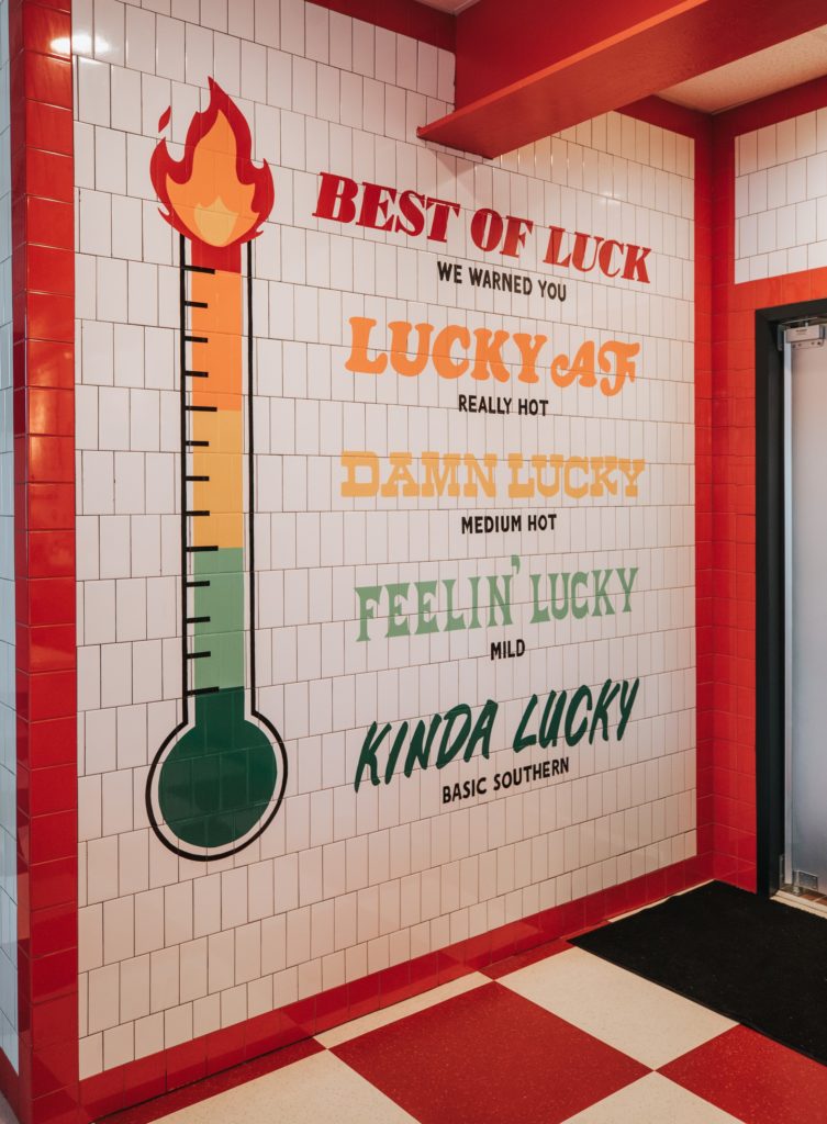 Heat levels at Lucky's range from Kinda Lucky to Best of Luck. (Photo by Spencer Davis)