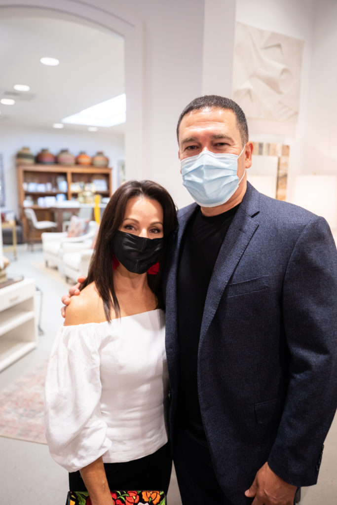 Monica & Russel Ybarra (Photo by Marie Flanigan Interiors)