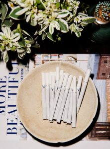 Old-school cigs in Mark D. Sikes Casa Fiorentina living room (Photo by Jonathan Zizzo)